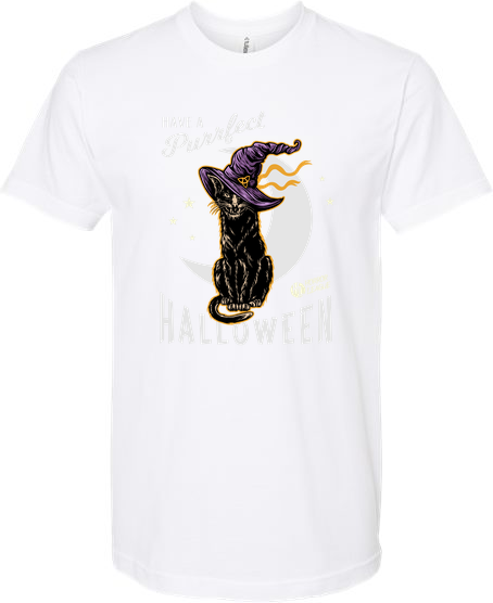 Purrfect Halloween Unisex Tee