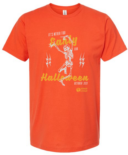 Never Too Early for Halloween Unisex Tee