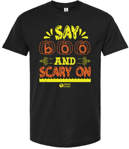 Say Boo and Scary On Unisex Tee