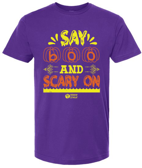 Say Boo and Scary On Unisex Tee