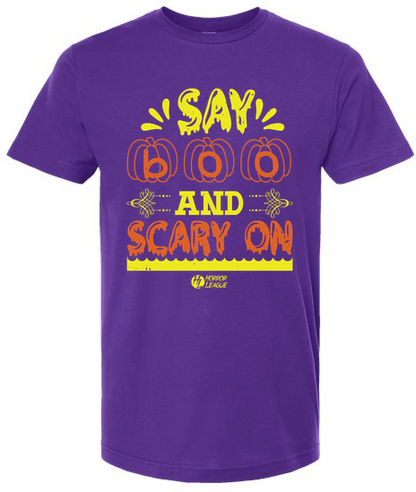 Say Boo and Scary On Unisex Tee