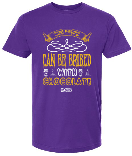 This Witch Can Be Bribed with Chocolate Unisex Tee