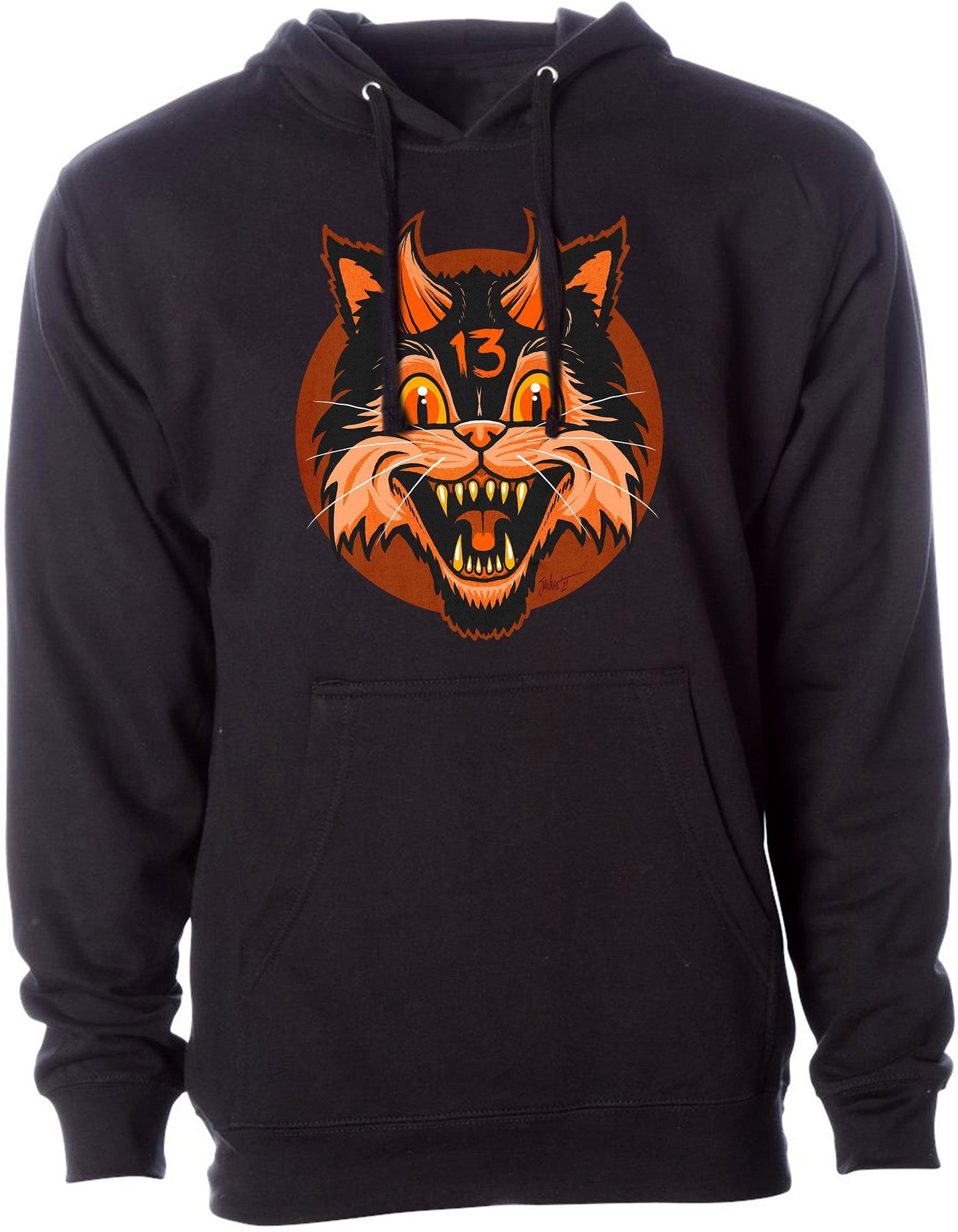 Bad Luck Cat Unisex Hoodie