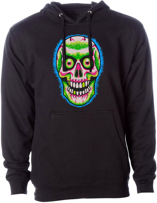 Neon Skull Unisex Hoodie